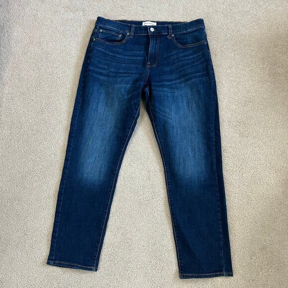 Lucky Brand Mens 412 Athletic Slim Coolmax Jeans Seneca Blue Size 33 x 32 - Picture 3 of 9